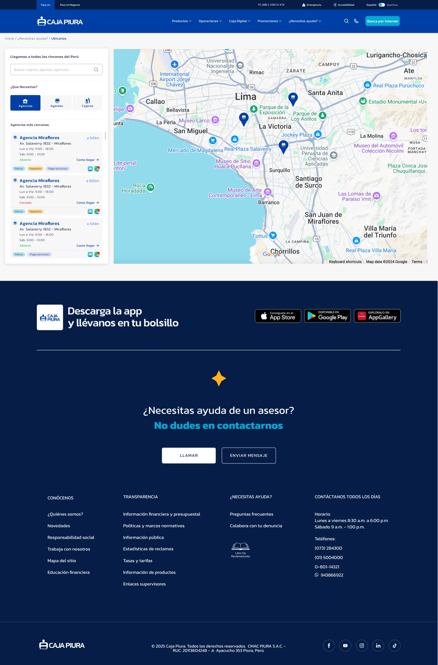 Caja Piura — Ecosistema digital — pantalla 4